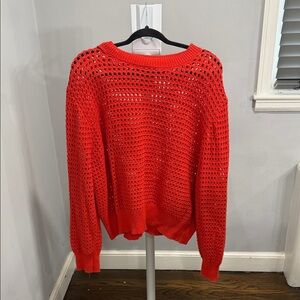 Banana Republic Red Knit Women's Sweater